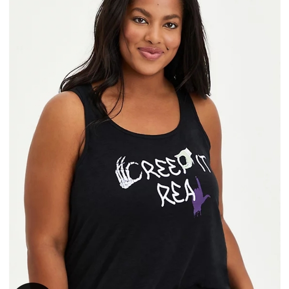torrid Tops - TORRID Creep It Real Sleep Tank NWT 3(22-24)
